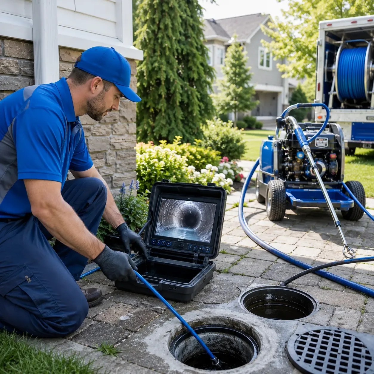 Outdoor drain cleaning professionals serving Green Bay, WI